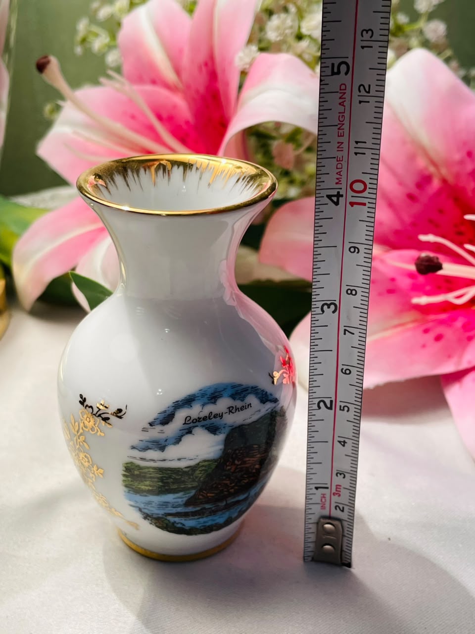 Kleiber Bavaria Loreley-Rhein Porcelain Vase Approx. 11 cm