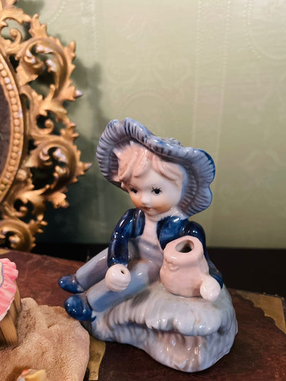 Vintage Children Figurine Collection 4 Inch Cottage Decor