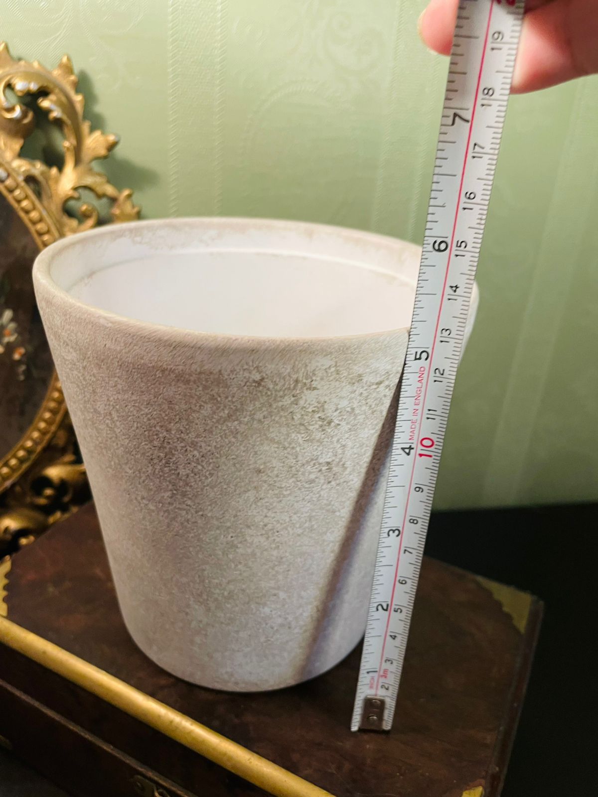 Textured Stone Effect Plant Pot 5 Inch Indoor Planter