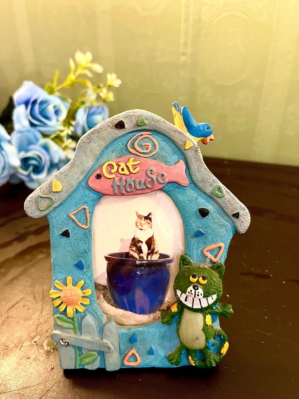 Cat House Photo Frame