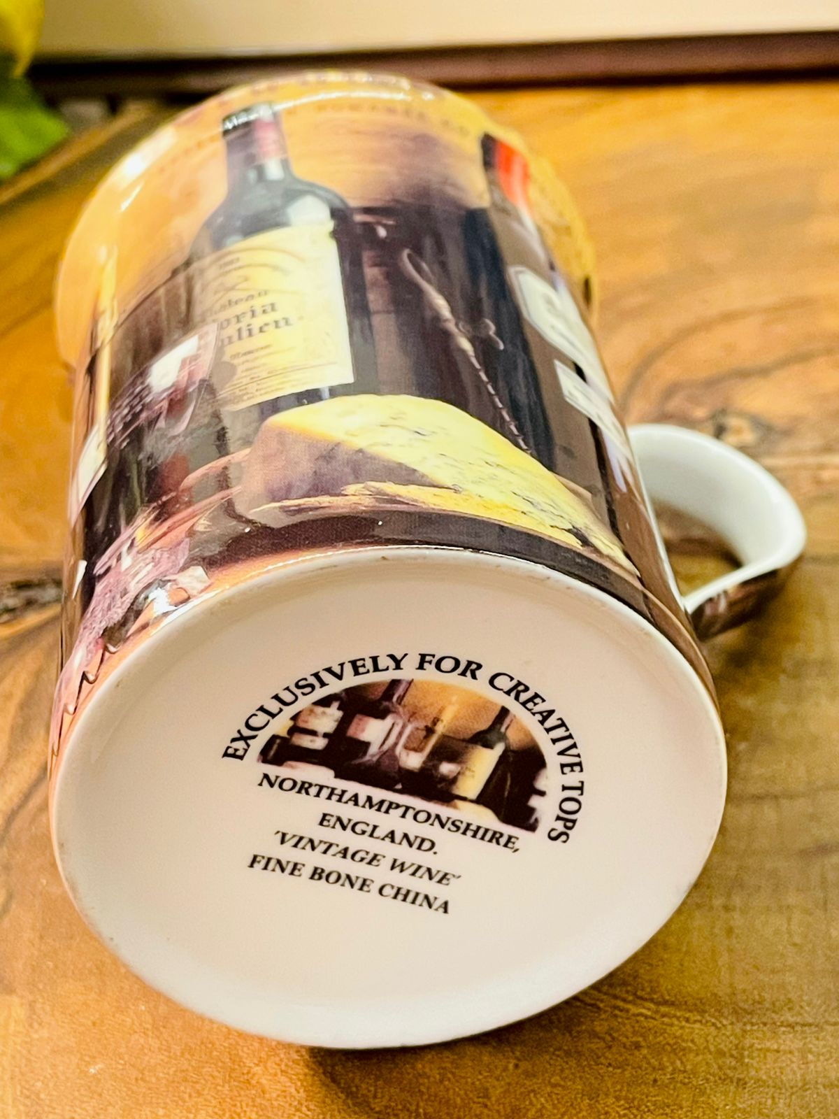 Vintage Wine Fine Bone China Mug | Creative Tops Coffee Cup