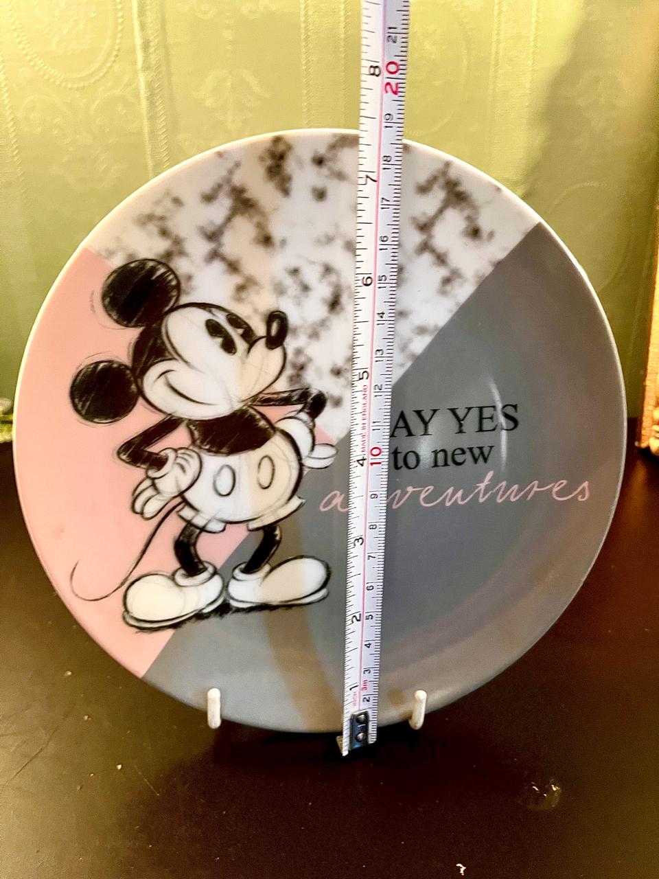 Mickey Mouse Adventure Decorative Plate 8 Inch