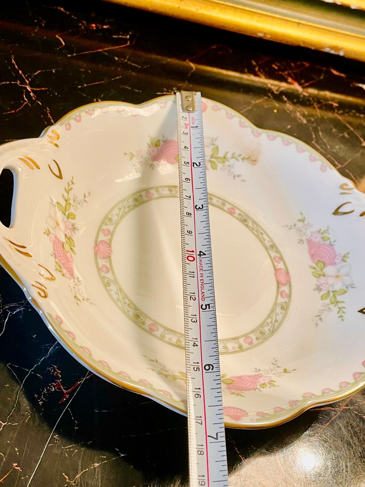 Coalport “Canterbury” Fine Bone China Handled Dish – Made in England