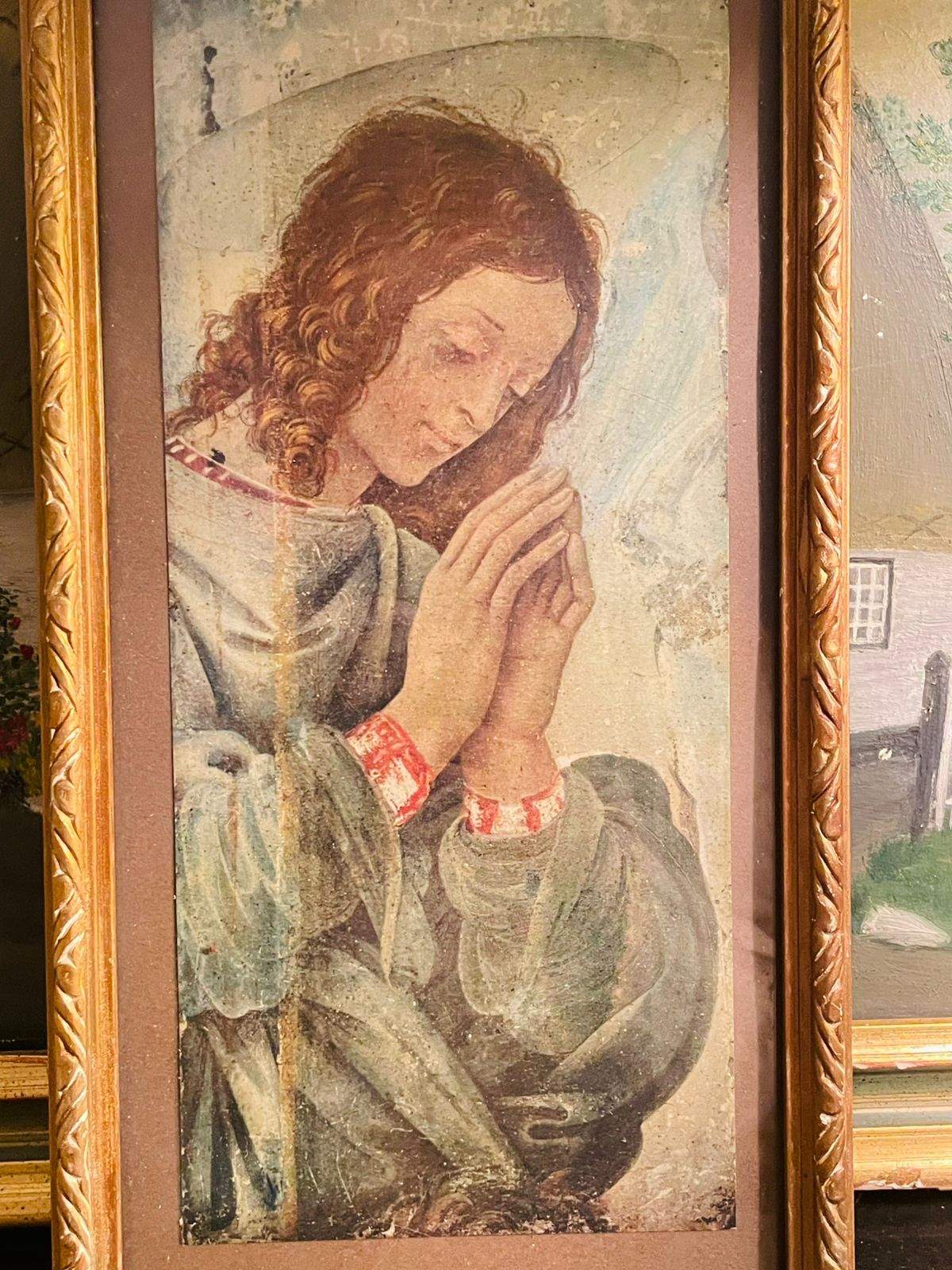 Angel Adoring Framed Print by Filippino Lippi – Fine Art Wall Frame