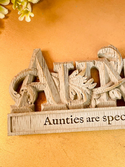Auntie Wooden Sentimental Quote Plaque Decorative Sign