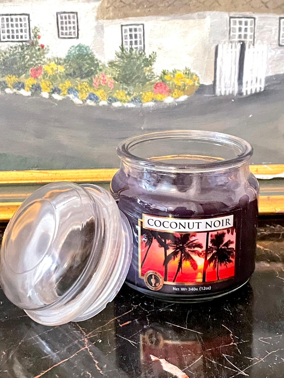 Coconut Noir Scented Jar Candle – 340g (12oz)