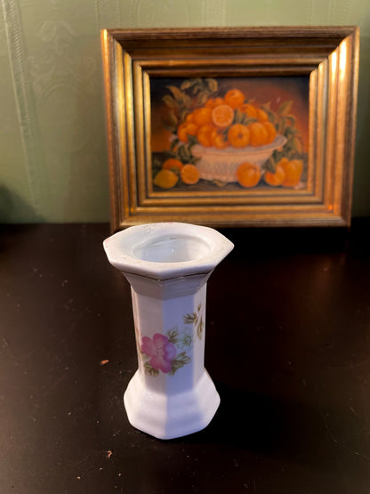 Vintage Floral Porcelain Bud Vase – 4 Inch