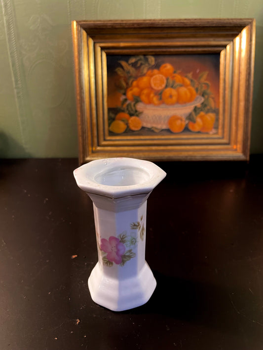 Vintage Floral Porcelain Bud Vase – 4 Inch