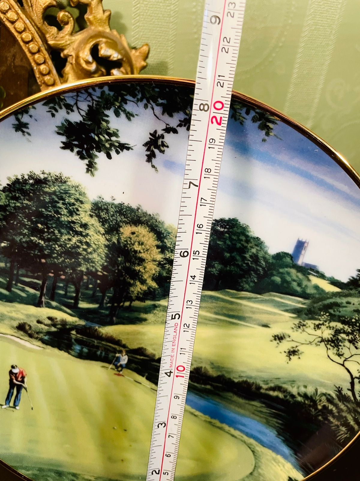 The 11th at St. Mellion Golf Course Porcelain Decor Plate – A.G. Hobson