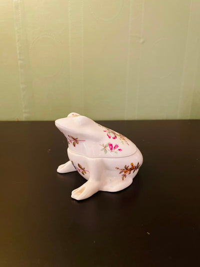 Hammersley Fine Bone China Frog Trinket Box