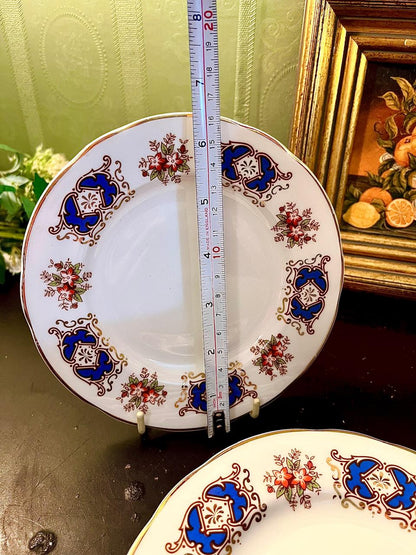 Fenton Bone China Dessert Plates Set of 6 – 6.5 Inch England