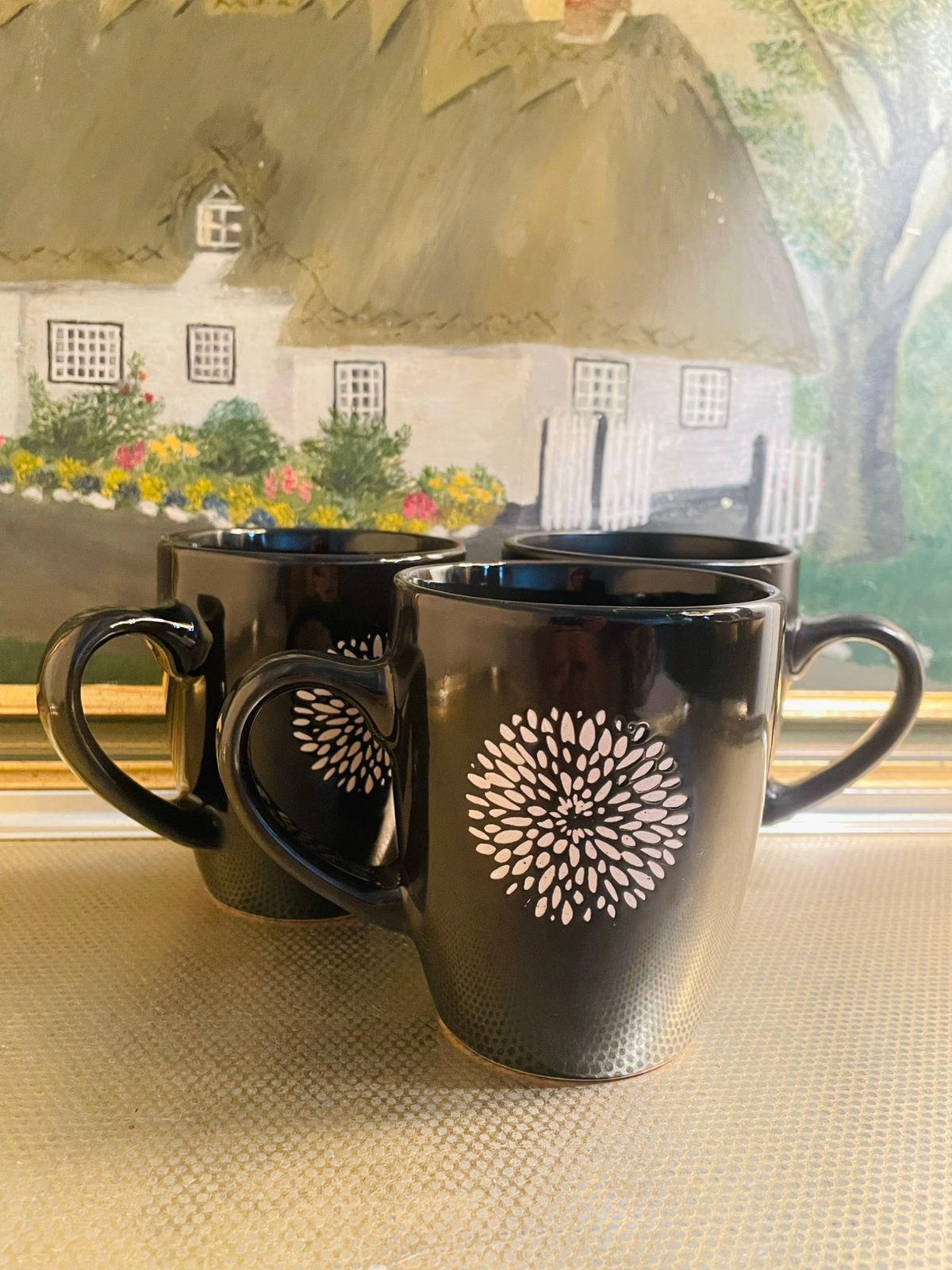 set of 3 Tea Mugs , Coffee Mug, Oven Safe, ceramic, England