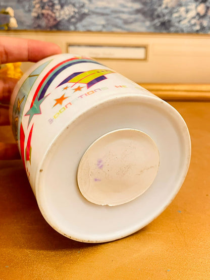 Max Rocket Design Ceramic Coin Bank