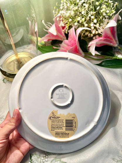 Sainsbury's For Home White Biscuits Plate 22cm