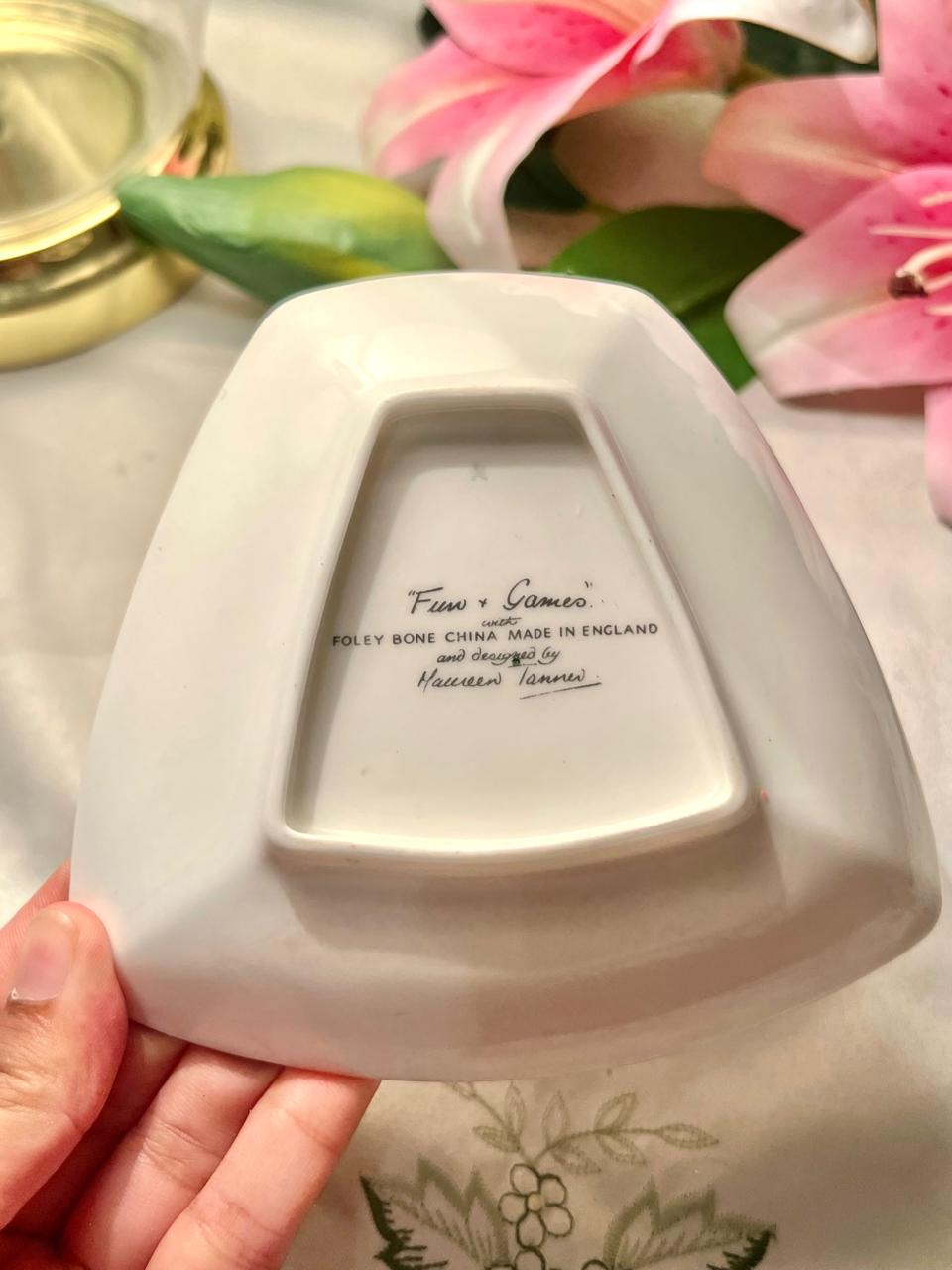 Foley Bone China Fun & Games Golf Dish – Approx. 6 Inch