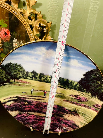 The 16th at Walton Heath Golf Course Porcelain Decor Plate – A.G. Hobson