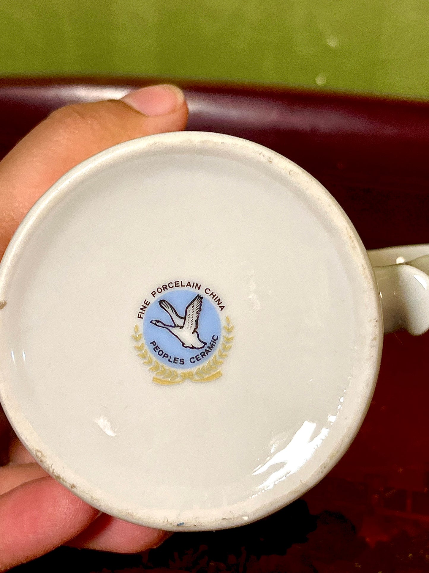People’s Ceramic White Fine Porcelain China Mug