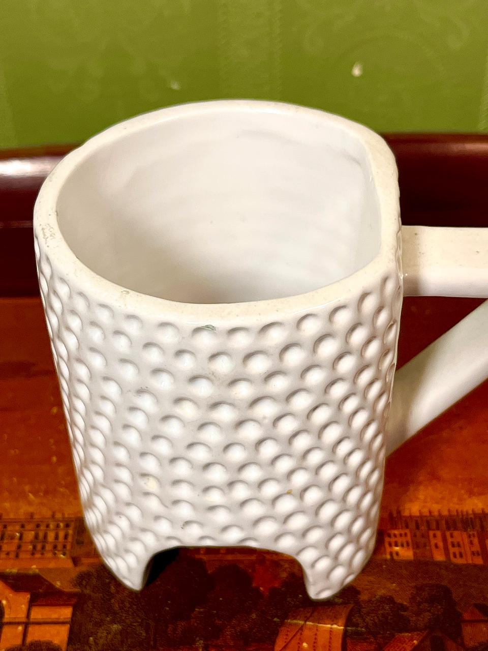 Gadgets & More White Textured Novelty Mug – 4.5"