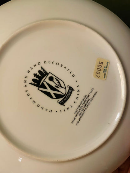 St Andrews Royal Doulton Room Train Plate 8"