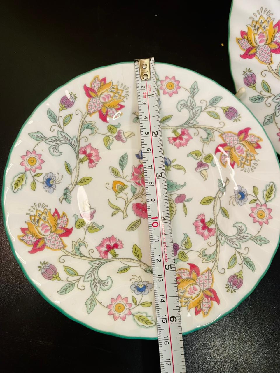 Minton Haddon Hall Bone China Plates Set of 2 – 6 Inch