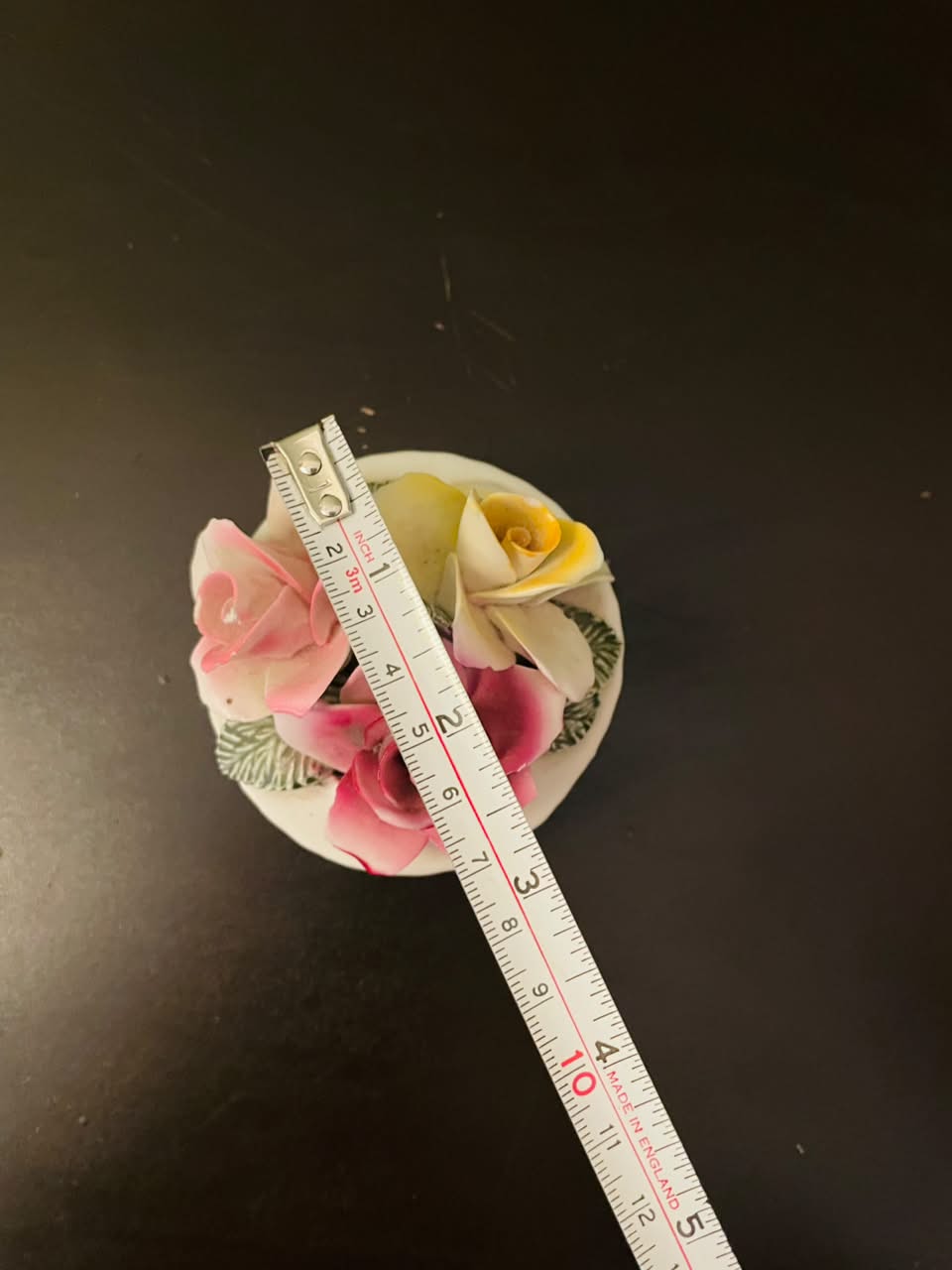 Thornhill English Bone China Rose Posy Ornament 3 Inch