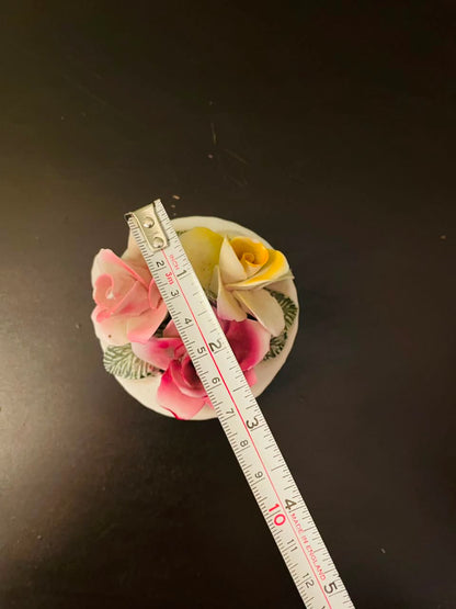 Thornhill English Bone China Rose Posy Ornament 3 Inch