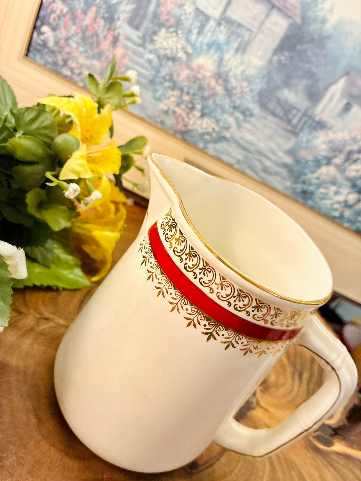 Salisbury Sarum Bone China Milk Jug Vintage