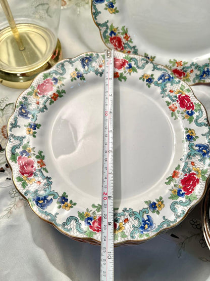 England Floral Dinnerware Set 14 pcs– Made in England