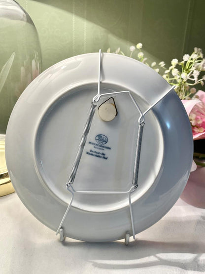 Hutschenreuther Germany Blue Winter Wall Plate 8 in