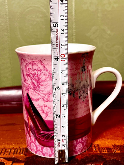 Heels & Handbags Elgate Pink Fashion Mug – 4"