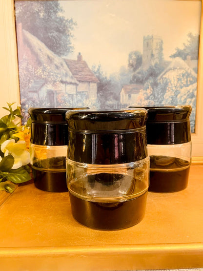 Set of 3 Glass Airtight Jars - 1kg capacity