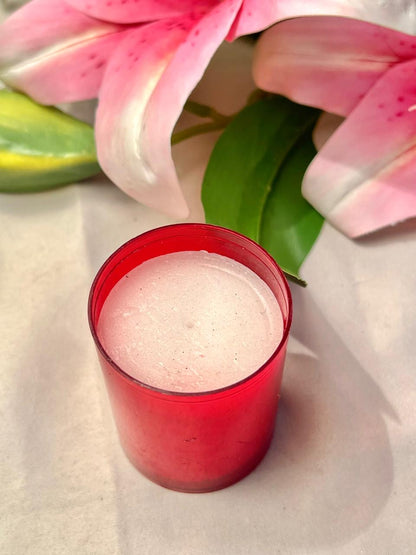 Red Container Candle Approx. 7 cm