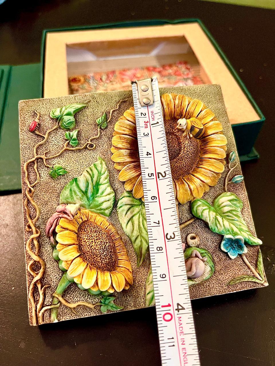 Picturesque Byron’s Secret Garden Sunflower Plaque | Boxed Wall Decor