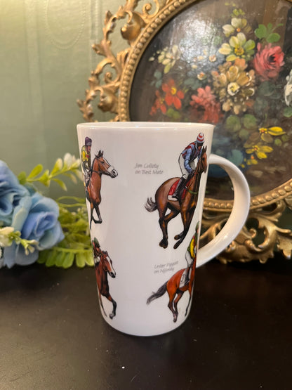 The Leonardo Collection Winning Post Horse Racing Fine China Mug