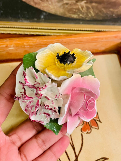 3d Floral Decor Piece, Bone China Flower Vase – Made in England