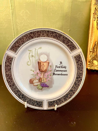 First Holy Communion Remembrance Plate 8 Inch