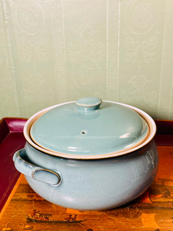 Denby Regency Green 9-Inch Round Casserole Serving Dish