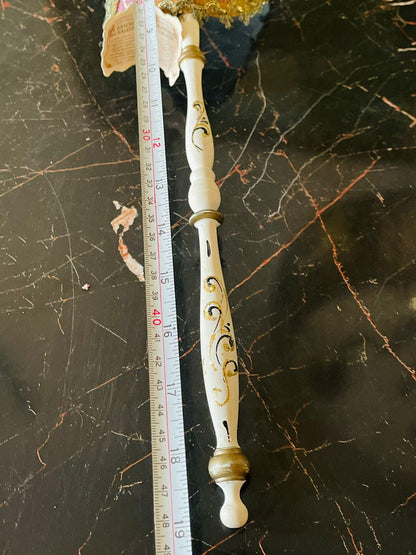 Vintage Venetian Mask – “La Maschera Del Galeone” – – Pink & Gold – Made in Italy