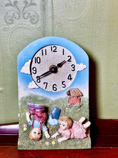 Children Garden Decorative Clock Approx. 7.5 Inch