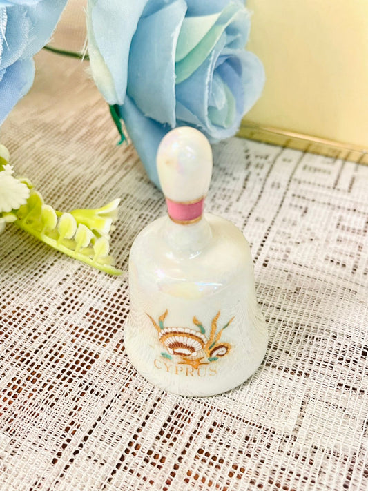 Vintage Cyprus Porcelain Souvenir Bell
