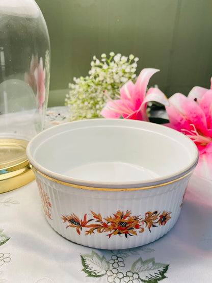 Apilco France Porcelain Baking & Serving Bowl 7.5"