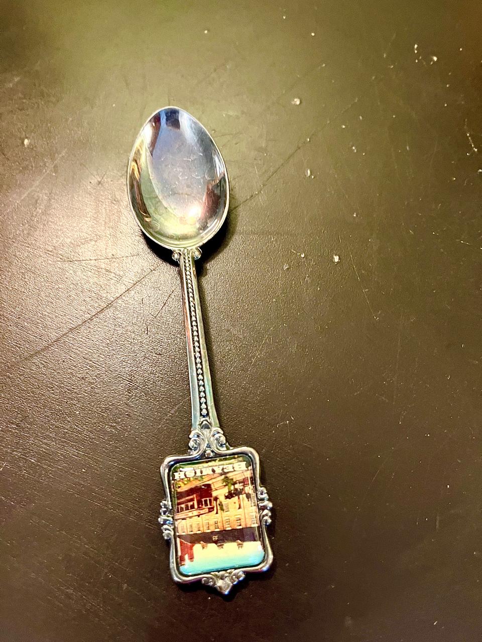 Vintage Edinburgh Souvenir Spoon 12 cm Silver Tone