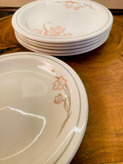 Churchill England Floral Quarter Plates Set of 6