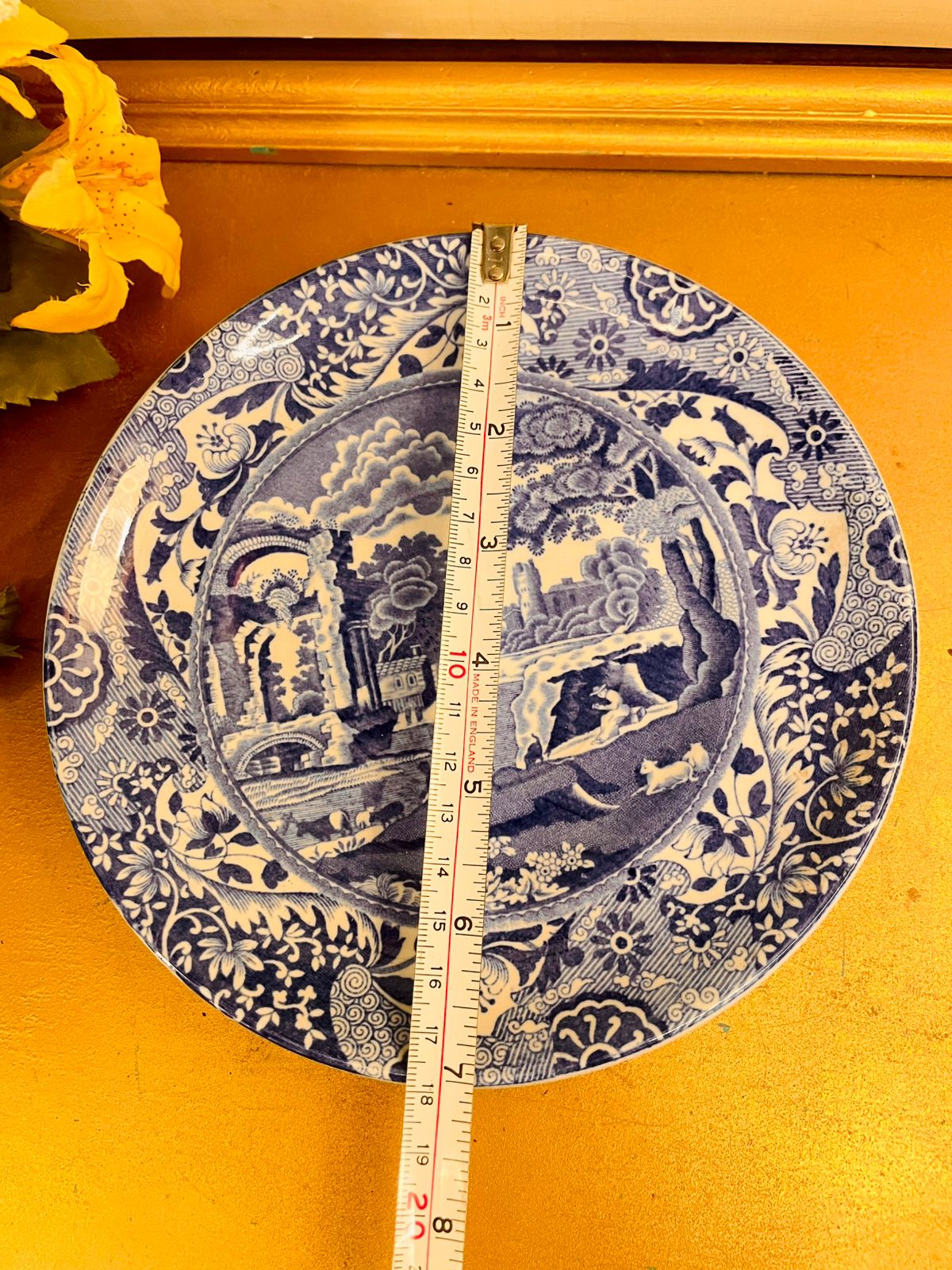 Copeland Spode Italian Blue Transferware Plate