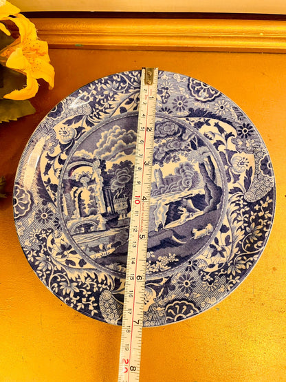 Copeland Spode Italian Blue Transferware Plate