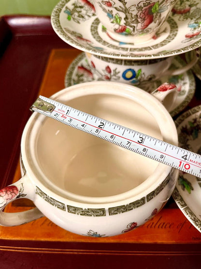 John Bros Indian Tree Fine Bone China Tea Set | 13 Pieces | England