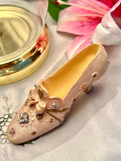 Pink Decorative High-Heel Shoe Ornament 4"