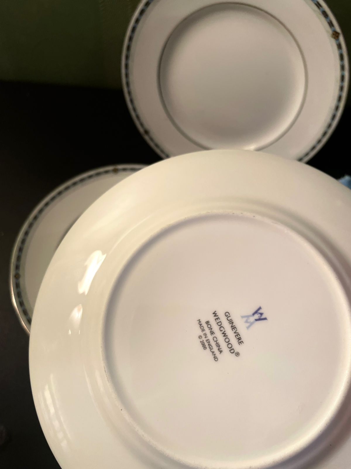 Wedgwood Guinevere Bone China Tea Plates Set of 5 – 6 Inch