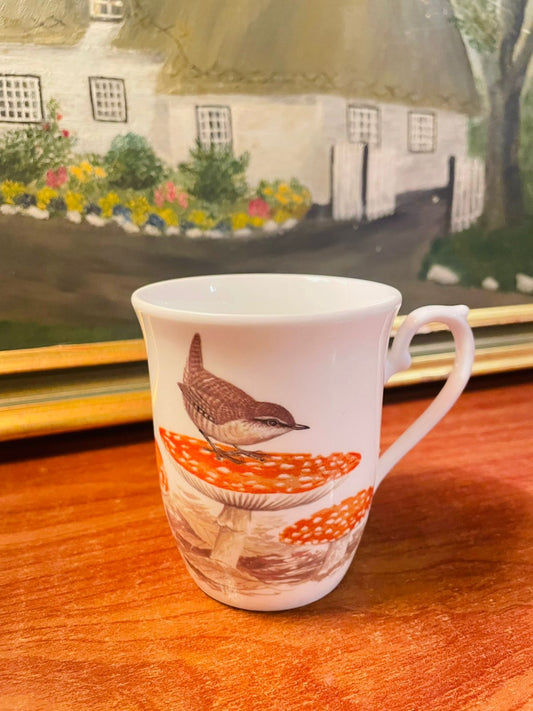 Bird Tea Mug, Coffee Mug, Fine Bone China, England