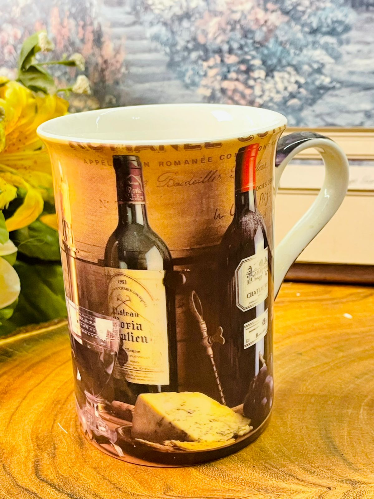Vintage Wine Fine Bone China Mug | Creative Tops Coffee Cup